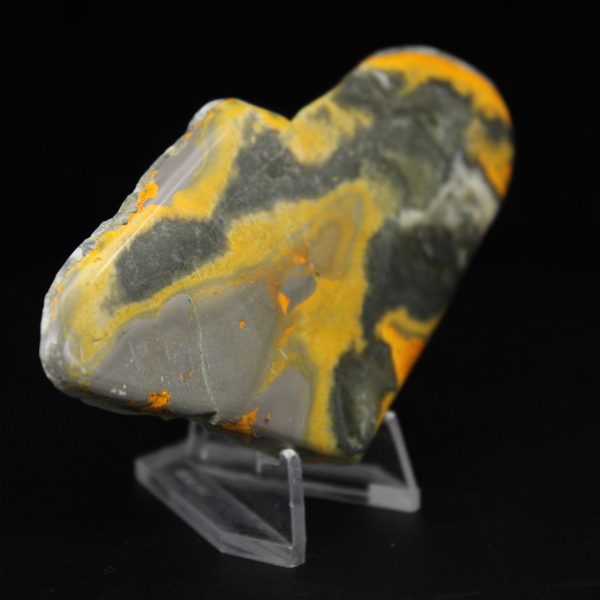 Polished Jasper Bumblebee Micro Coin