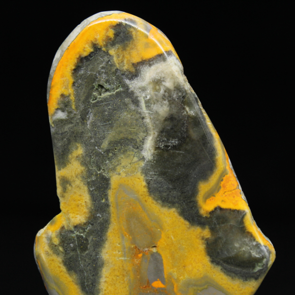 Polished Jasper Bumblebee Micro Coin