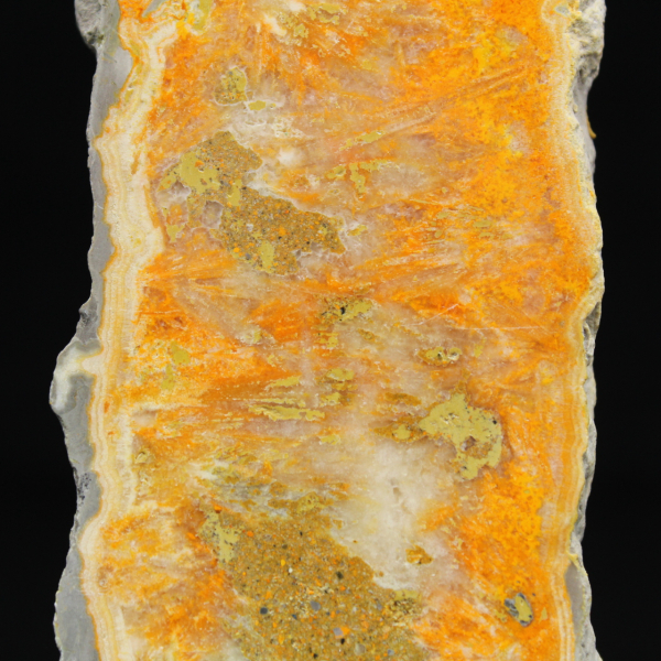 Bumblebee Jasper: Mineral plaque from Indonesia