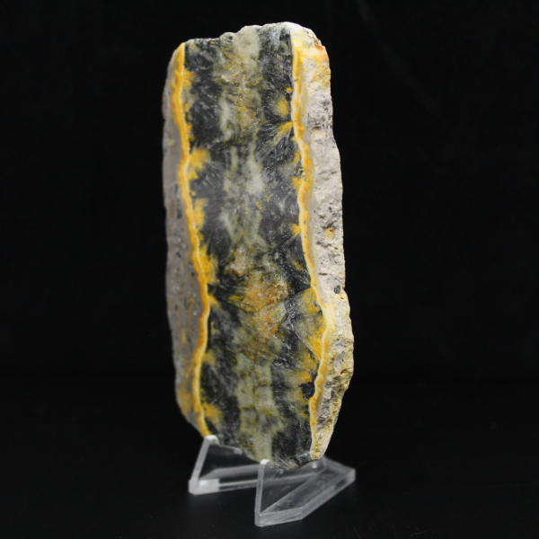 Polished Bumblebee Jasper Thin Plate