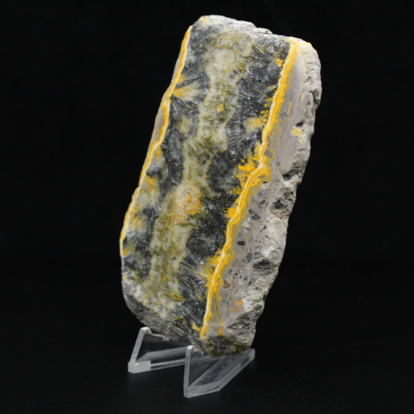Polished Bumblebee Jasper Thin Plate