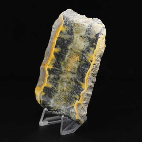 Small sliced specimen of Jasper Bumblebee