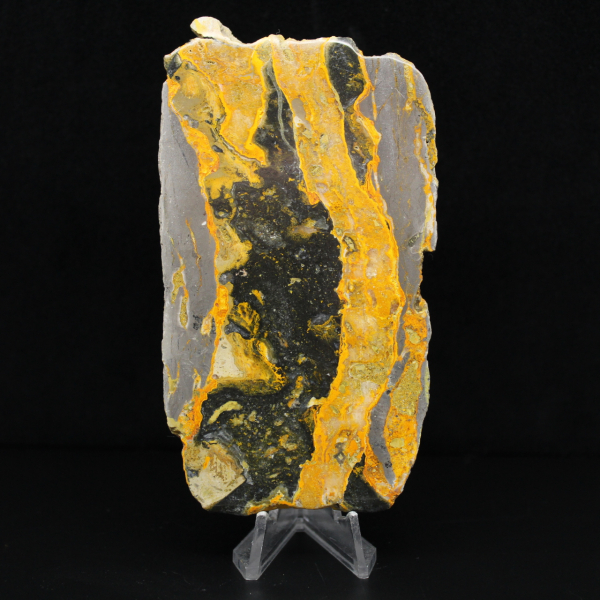 Bumblebee Jasper Plaque - Volcanic Contrast