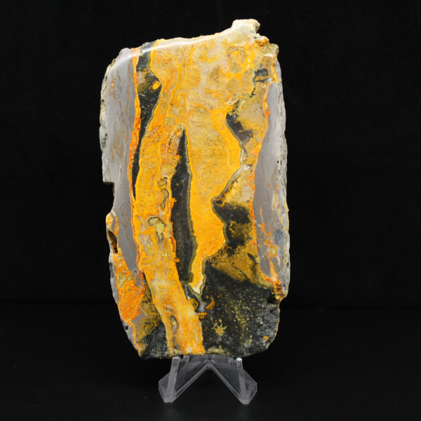 Bumblebee Jasper Plaque - Volcanic Contrast