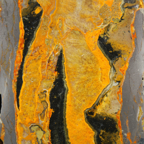 Bumblebee Jasper Plaque - Volcanic Contrast