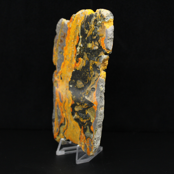 Polished Bumblebee Jasper Elongated Slice