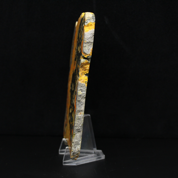 Polished Bumblebee Jasper Elongated Slice