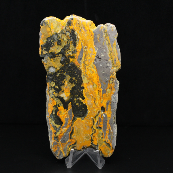 Polished Bumblebee Jasper Elongated Slice