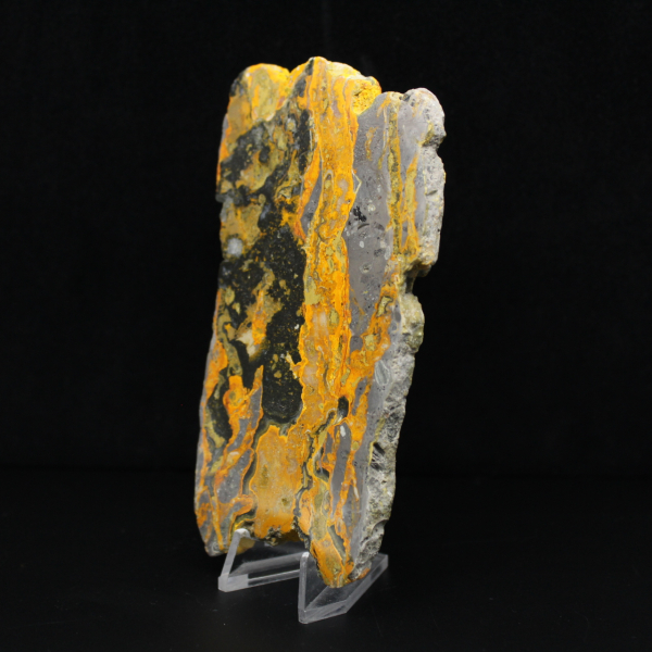 Polished Bumblebee Jasper Elongated Slice