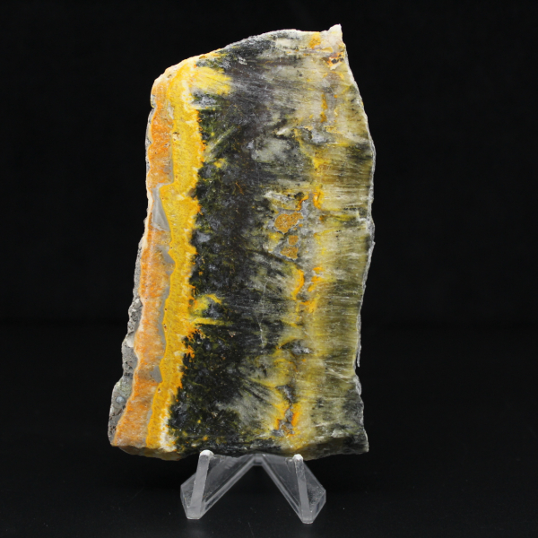 Polished compact specimen of Bumblebee Jasper