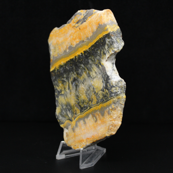 Decorative Jasper Bumblebee Plaque - 130g