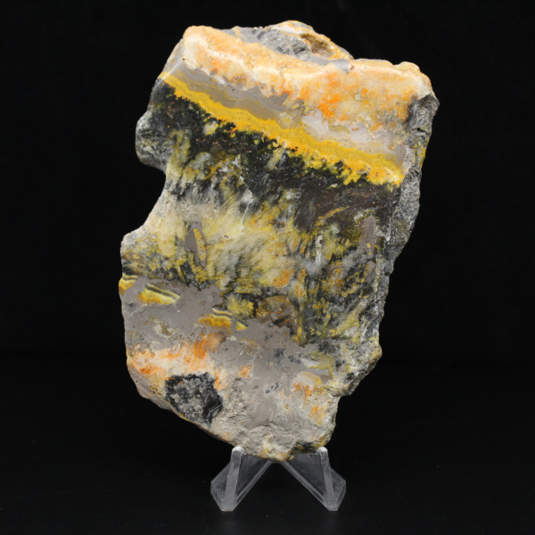 Decorative Jasper Bumblebee Plaque - 130g