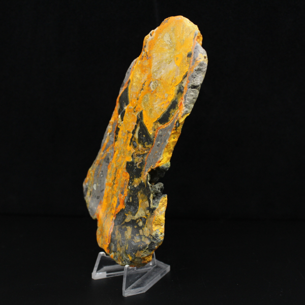 Indonesian Bumblebee Jasper: Sulphurous gypsum plate