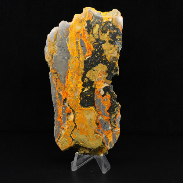 Bumblebee Jasper Plaque - Volcanic Energy