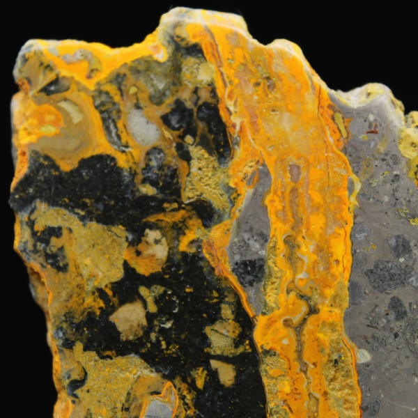 Bumblebee Jasper Plaque - Volcanic Energy