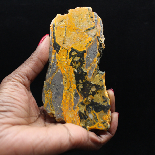 Bumblebee Jasper Plaque - Volcanic Energy