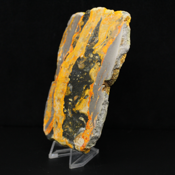 Bumblebee Jasper: High-quality polished plaque