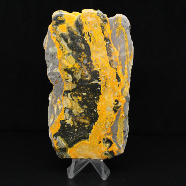 Bumblebee Jasper: High-quality polished plaque