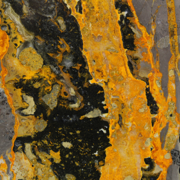 Bumblebee Jasper: High-quality polished plaque