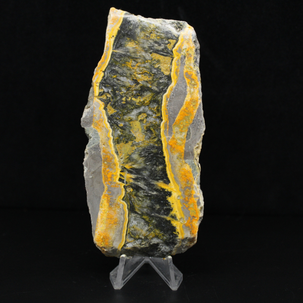 Bumblebee Jasper Slice - Sedimentary Relief