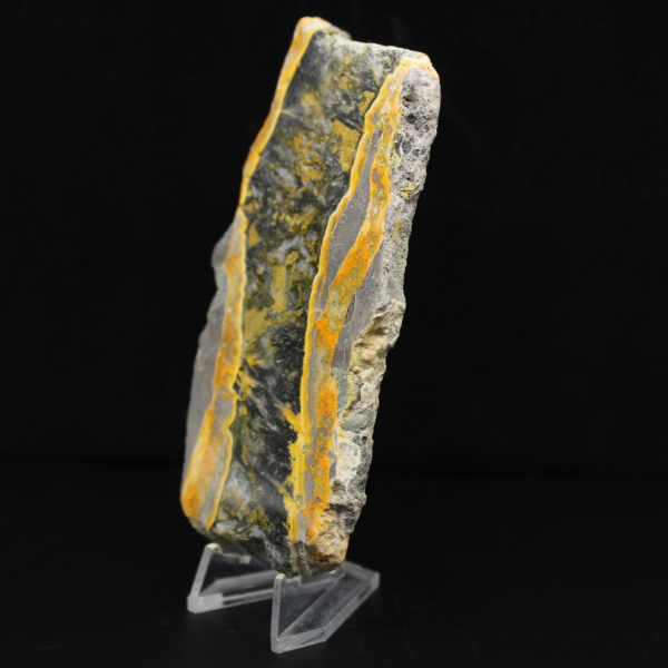 Bumblebee Jasper Slice - Sedimentary Relief