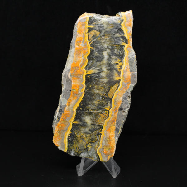 Bumblebee Jasper Slice - Sedimentary Relief