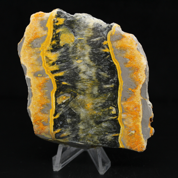 Bumblebee Jasper: square sedimentary plate