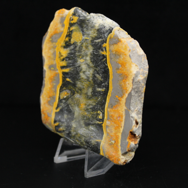 Bumblebee Jasper: square sedimentary plate