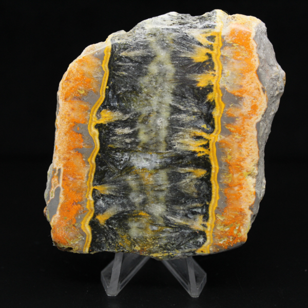 Bumblebee Jasper: square sedimentary plate