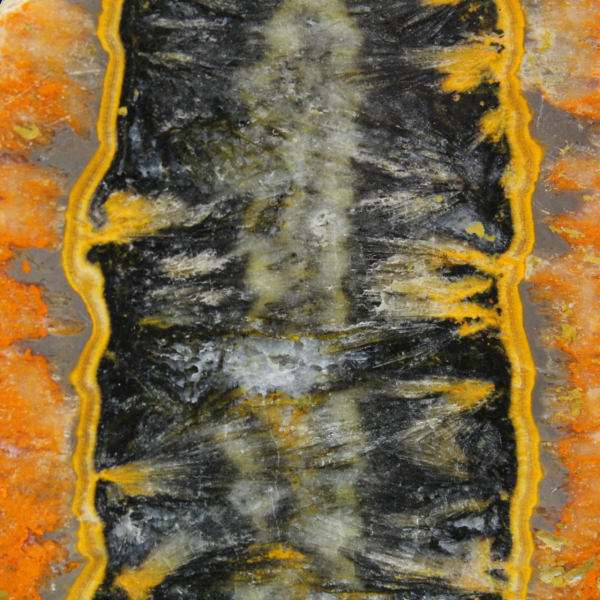Bumblebee Jasper: square sedimentary plate