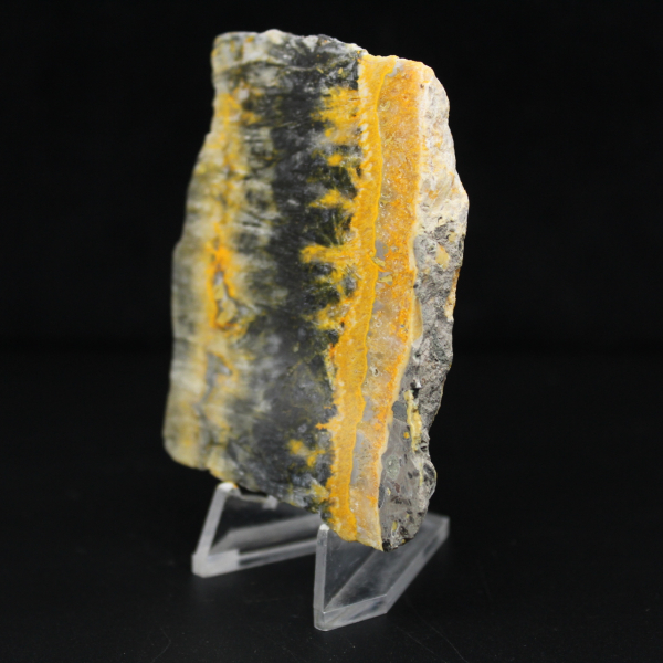 Small polished plaque of Bumblebee Jasper