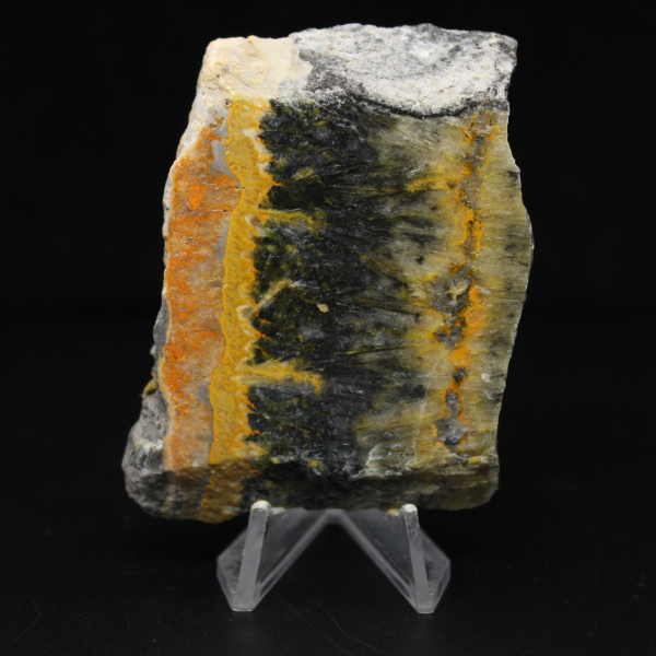 Small polished plaque of Bumblebee Jasper