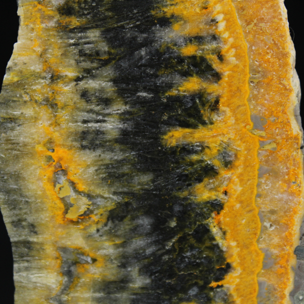 Small polished plaque of Bumblebee Jasper