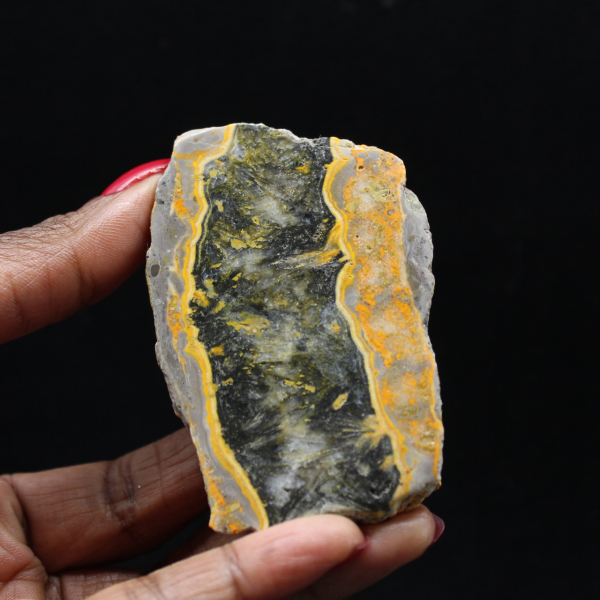 Indonesian Bumblebee Jasper: polished fragment