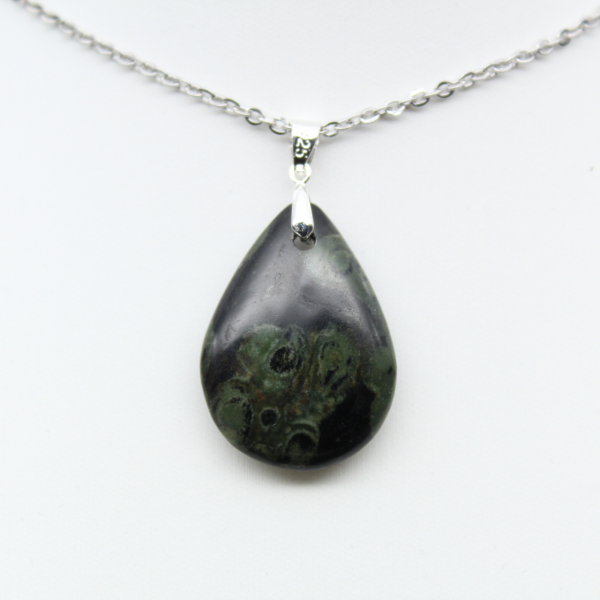 Kambamba Jasper Teardrop Pendant