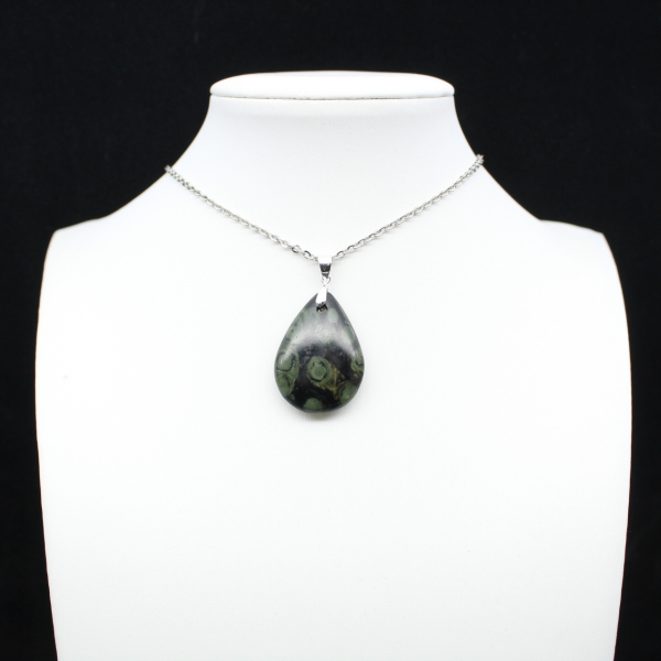 Kambamba Jasper Teardrop Pendant