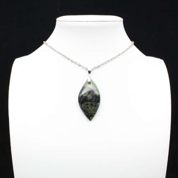 Kambamba Jasper Leaf Pendant