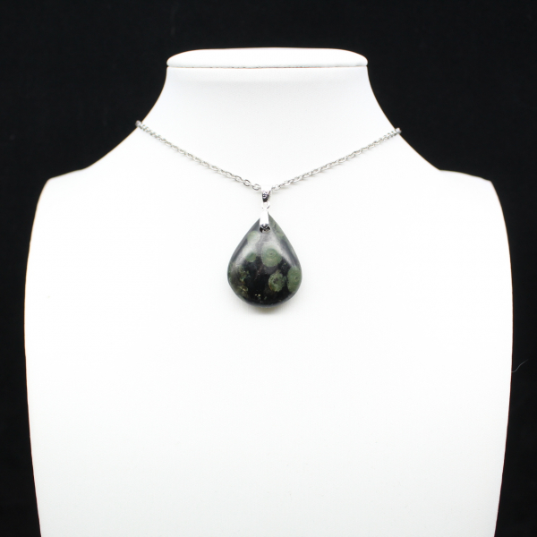 Kambamba Jasper Leaf Pendant