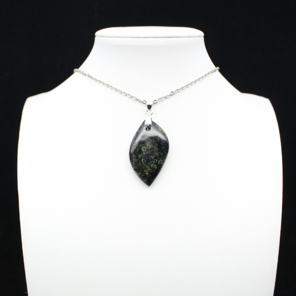 Kambamba Jasper Flame Pendant