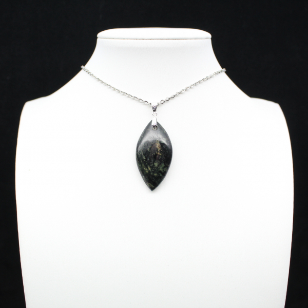 Kambamba Jasper Leaf Pendant