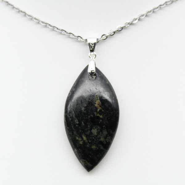 Kambamba Jasper Leaf Pendant