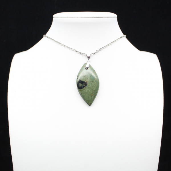Kambamba Jasper Leaf Pendant