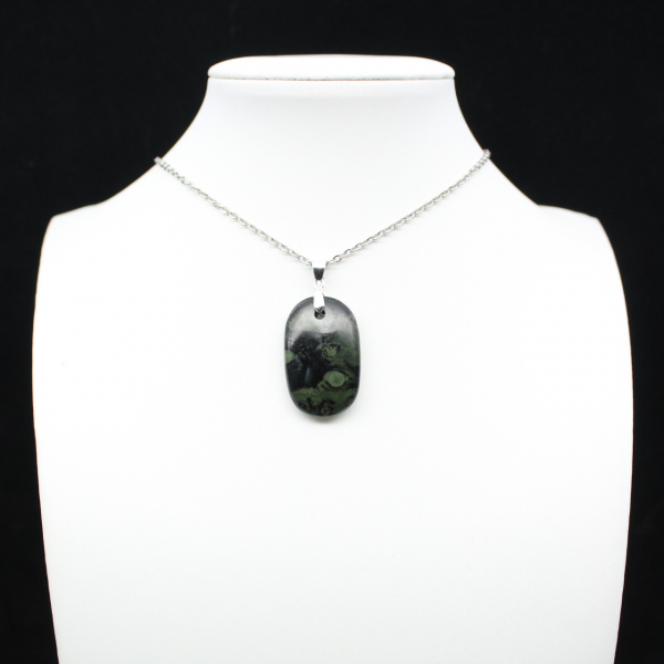 Oval shaped Kambamba Jasper pendant