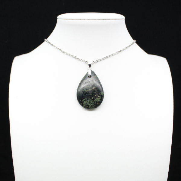 Kambamba Jasper Teardrop Pendant