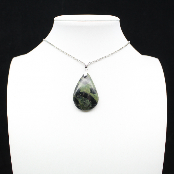 Kambamba Jasper Teardrop Pendant