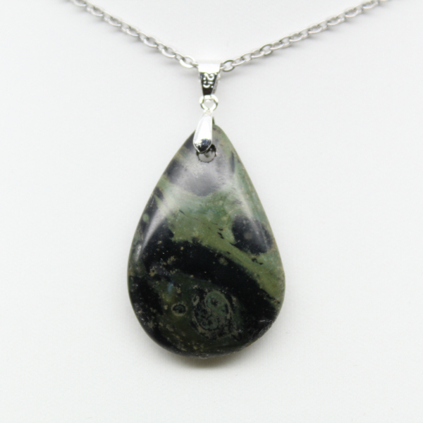 Kambamba Jasper Teardrop Pendant
