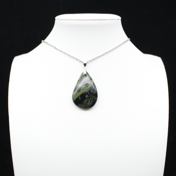 Kambamba Jasper Teardrop Pendant