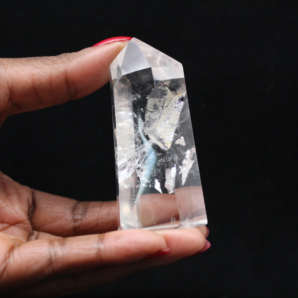 Rock crystal prism