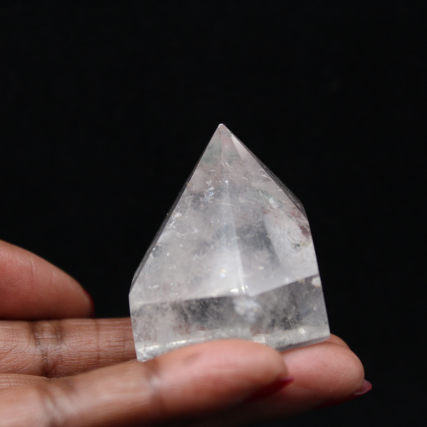 Quartz prism with inclusion