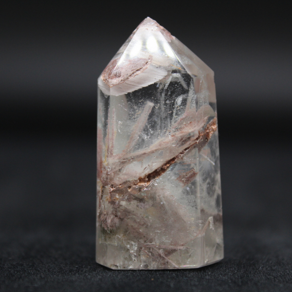 Quartz prism with inclusion